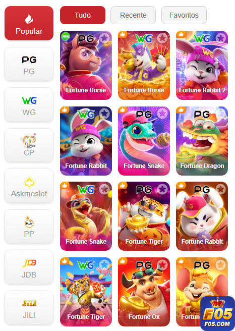 Experiência de Jogos f05.com